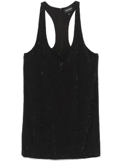 Retroféte Maves Mini Dress In Black