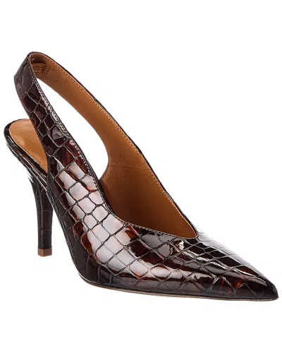 Retroféte Retrofête Maxime Patent Slingback In Brown