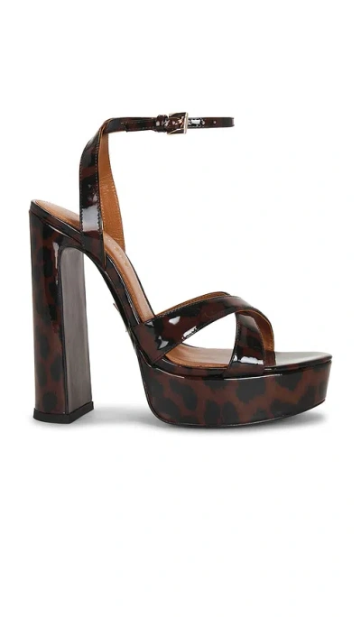 Retroféte Melodia Platform Sandal In Animal Print