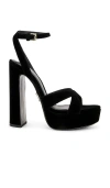 Retroféte Melodia Platform Sandal In Black
