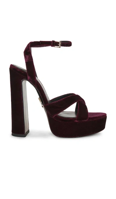 Retroféte Melodia Platform Sandal In Burgundy