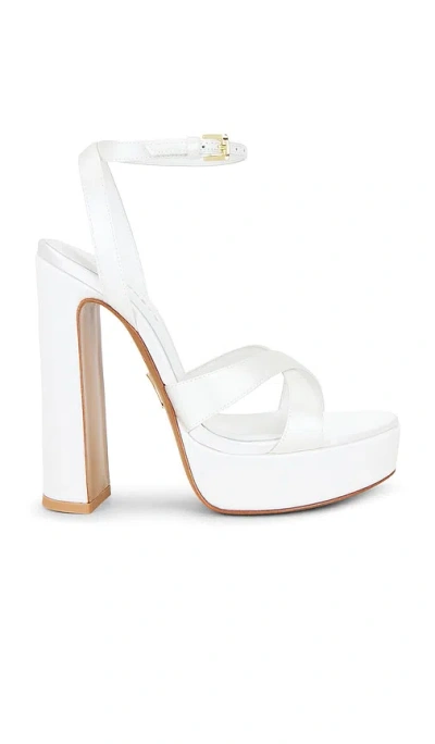 Retroféte Melodia Platform Sandal In White