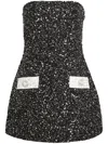 Retroféte Merit Sequin Dress In Black