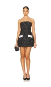 Retroféte Merit Sequin Dress In Black & White