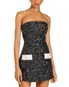 Retroféte Merit Sequin Dress In Black/white