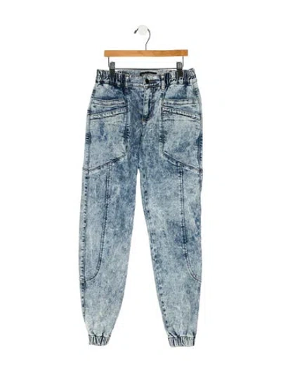 Pre-owned Retroféte Mid-rise Skinny Leg Jeans In Blue