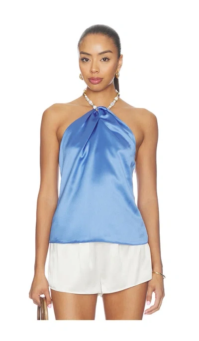 Retroféte Milani Top In Blue