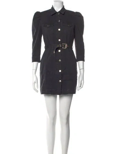 Pre-owned Retroféte Mini Dress In Black