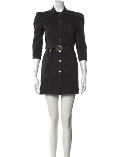 Pre-owned Retroféte Mini Dress In Black