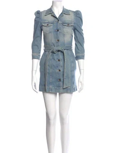 Pre-owned Retroféte Mini Dress In Blue