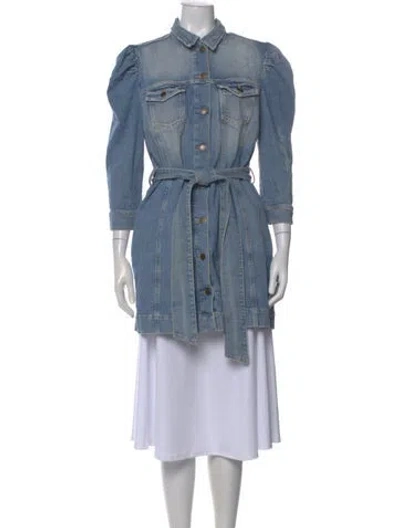 Pre-owned Retroféte Mini Dress In Blue
