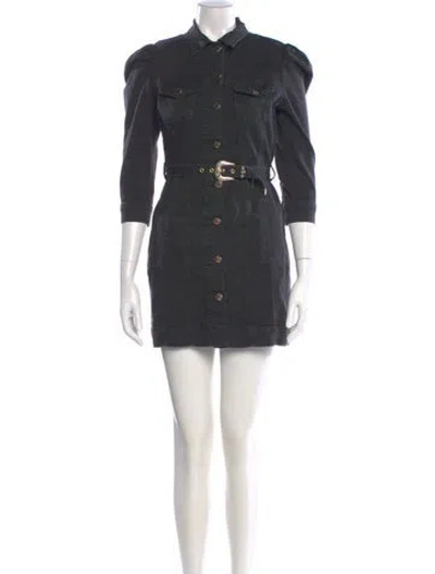 Pre-owned Retroféte Mini Dress In Gray