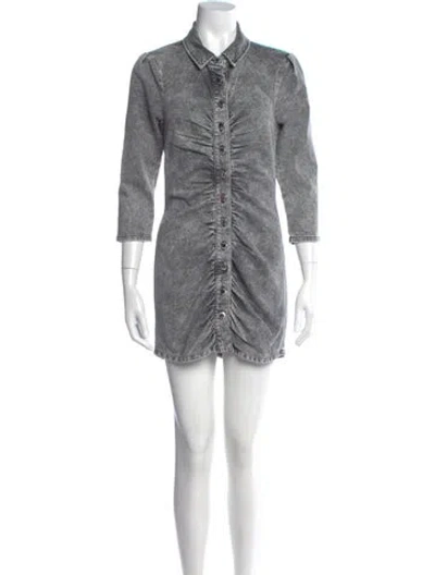 Pre-owned Retroféte Mini Dress In Gray