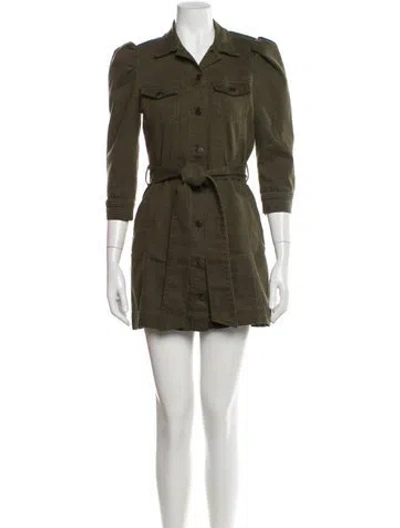 Pre-owned Retroféte Mini Dress In Green