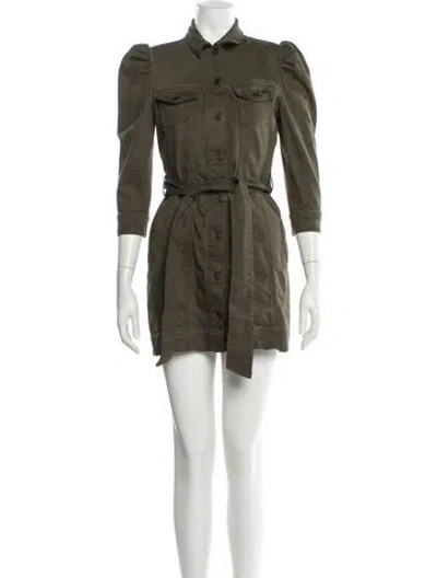 Pre-owned Retroféte Mini Dress In Green
