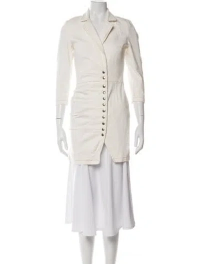 Pre-owned Retroféte Mini Dress In Neutrals
