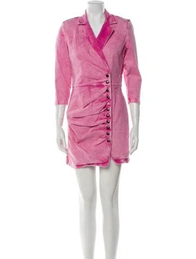 Pre-owned Retroféte Mini Dress In Pink