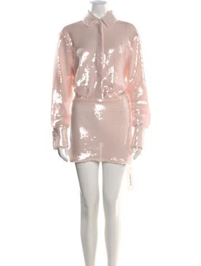Pre-owned Retroféte Mini Dress In Pink