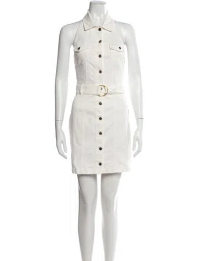 Pre-owned Retroféte Mini Dress In White