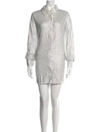 Pre-owned Retroféte Mini Dress In White