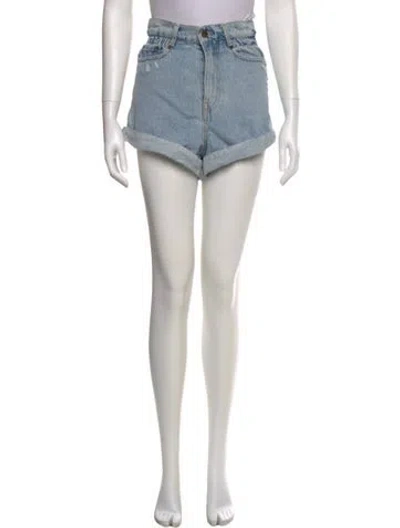 Pre-owned Retroféte Mini Shorts In Blue
