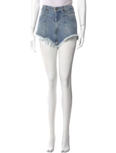 Pre-owned Retroféte Mini Shorts In Blue