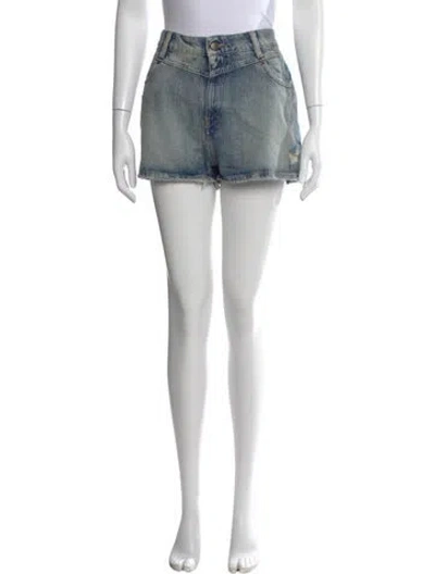 Pre-owned Retroféte Mini Shorts In Blue
