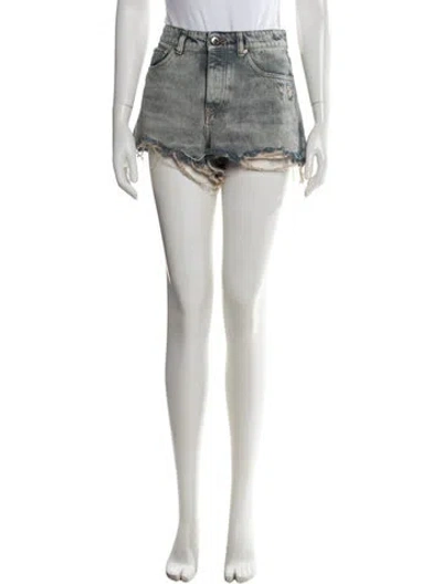 Pre-owned Retroféte Mini Shorts In Blue