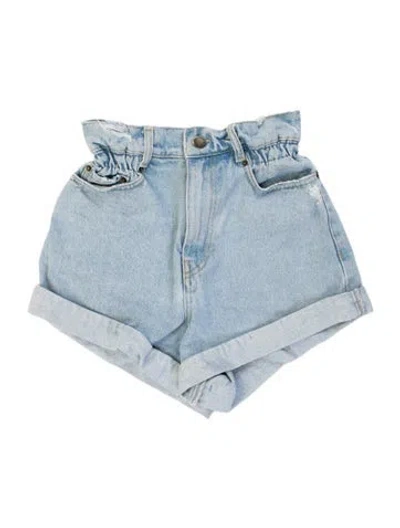 Pre-owned Retroféte Mini Shorts In Blue