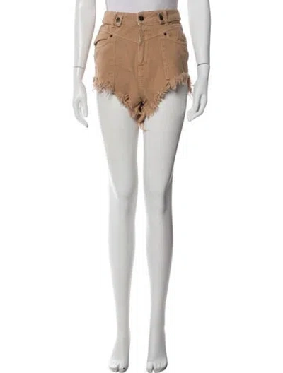 Pre-owned Retroféte Mini Shorts In Brown