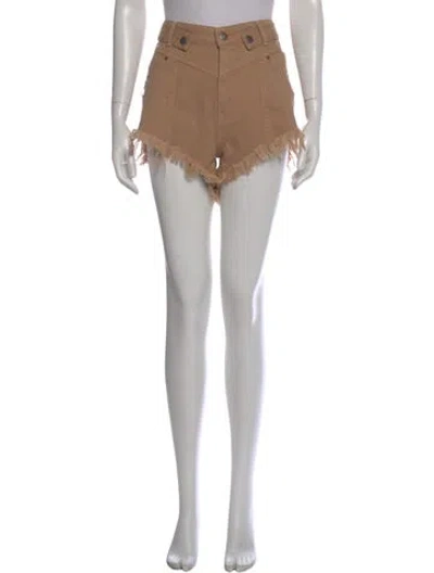 Pre-owned Retroféte Mini Shorts In Brown