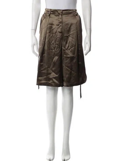 Pre-owned Retroféte Mini Shorts In Brown