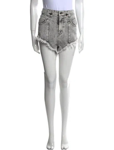 Pre-owned Retroféte Mini Shorts In Gray