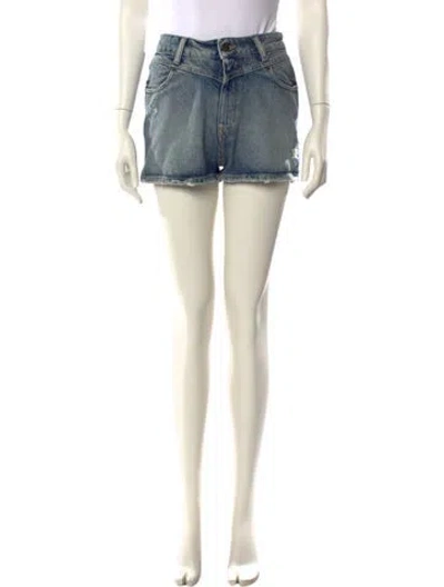 Pre-owned Retroféte Mini Shorts In Neutral