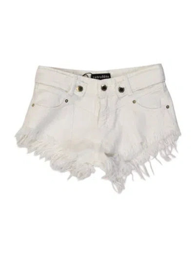 Pre-owned Retroféte Mini Shorts In Neutral