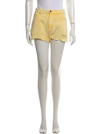 Pre-owned Retroféte Mini Shorts In Neutral