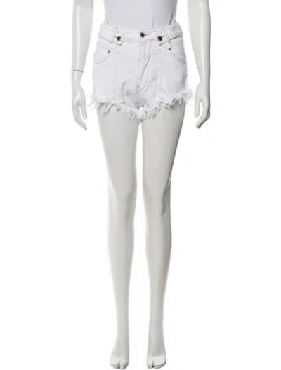 Pre-owned Retroféte Mini Shorts In Neutrals