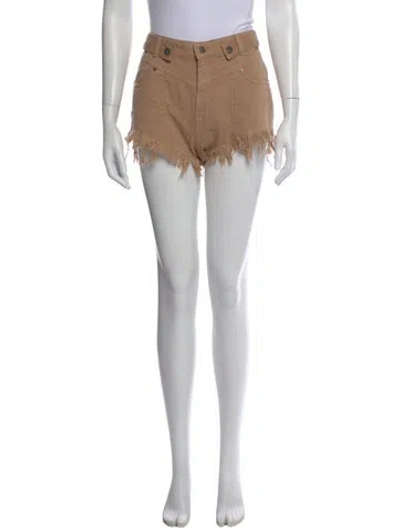 Pre-owned Retroféte Mini Shorts W/ Tags In Brown
