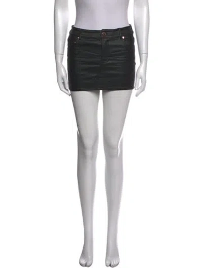 Pre-owned Retroféte Mini Skirt In Black
