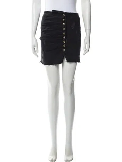 Pre-owned Retroféte Mini Skirt In Blue