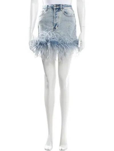 Pre-owned Retroféte Mini Skirt In Blue