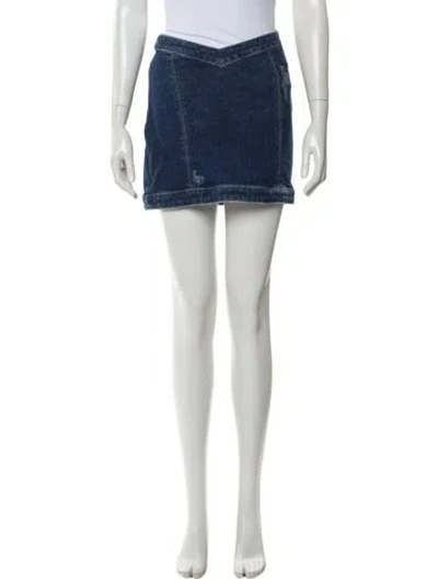 Pre-owned Retroféte Mini Skirt In Multi