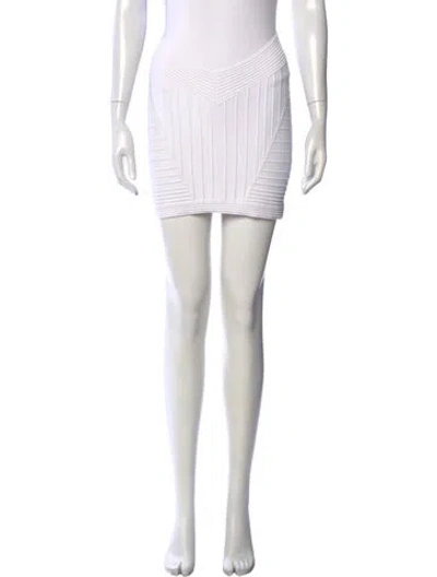 Pre-owned Retroféte Mini Skirt In Neutrals