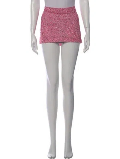 Pre-owned Retroféte Mini Skirt In Pink