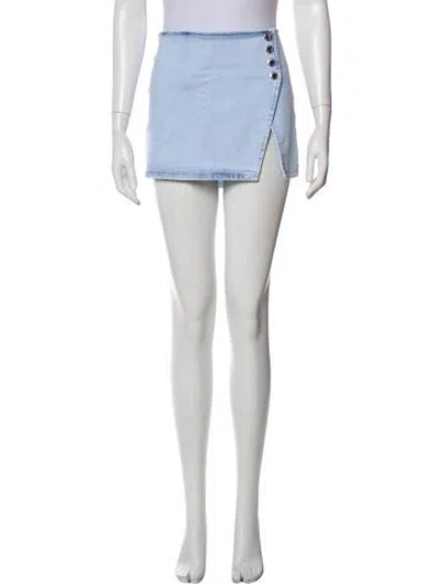 Pre-owned Retroféte Mini Skirt W/ Tags In Blue