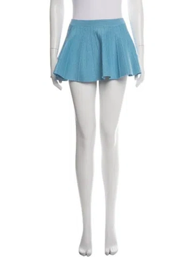 Pre-owned Retroféte Mini Skirt W/ Tags In Blue