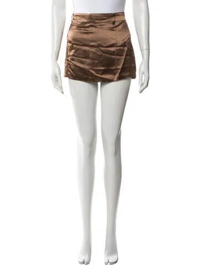 Pre-owned Retroféte Mini Skirt W/ Tags In Brown