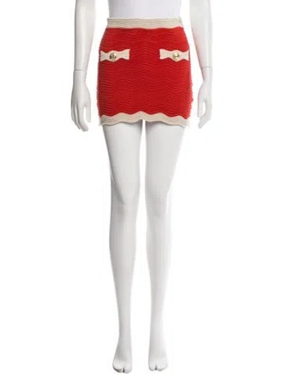 Pre-owned Retroféte Mini Skirt W/ Tags In Red