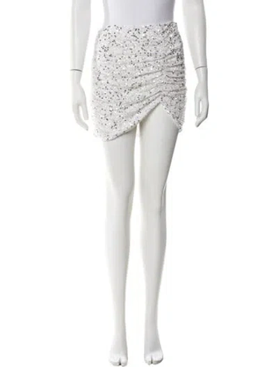 Pre-owned Retroféte Mini Skirt In White