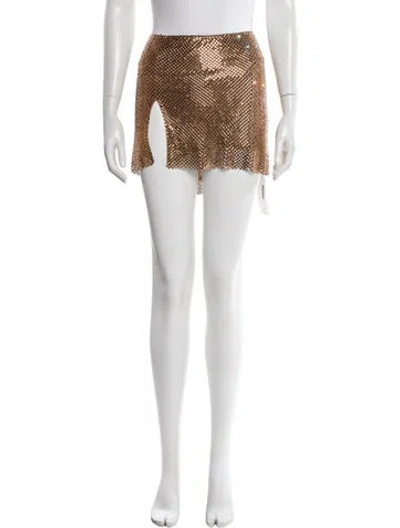 Pre-owned Retroféte Mini Skirt In White